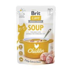 BRIT CARE CAT SOUPE AU POULET 75 G