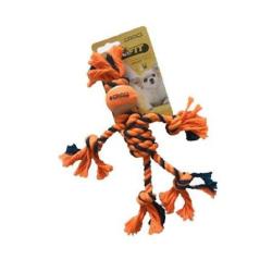 Croci balle avec corde jouet petit chien