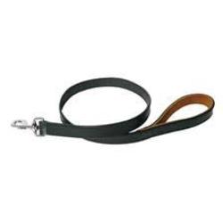LAISSE CUIR NOIR POUR CHIEN 80 CM