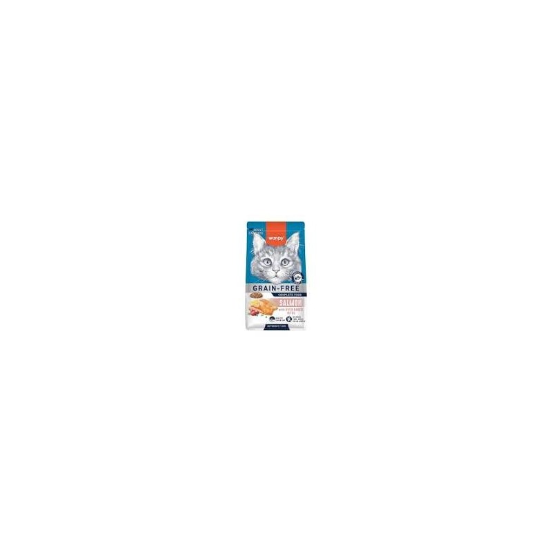 WANPY GRAIN FREE CHAT ADULTE AU SAUMON 1.5 KG