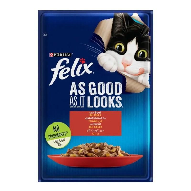 FELIX chat au bouf 100 g