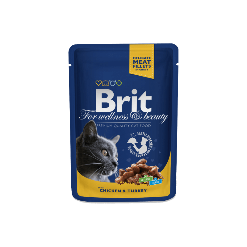 Brit Premium Poulet et Dinde 100gr