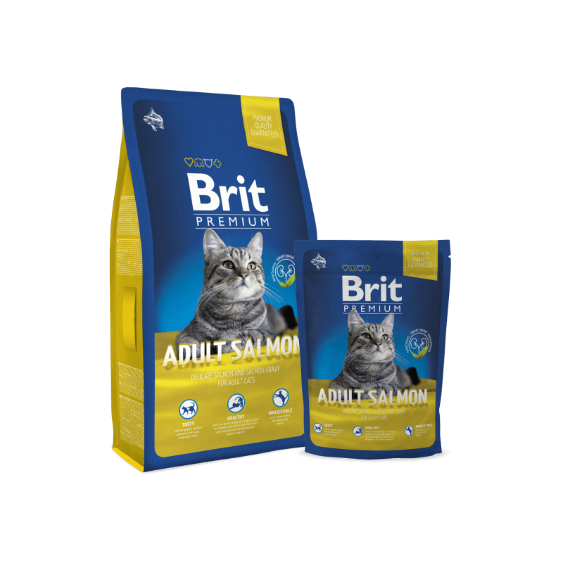 Brit Premium chat adulte au saumon 1.5 kg