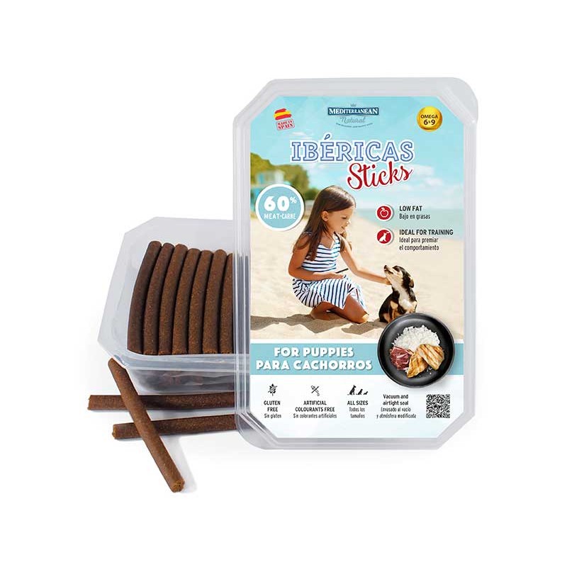 Barres Iberiques Sticks pour chiots 350 g