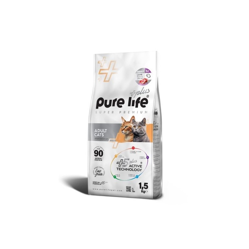 PURE LIFE SUPER PREMIUM CHAT A L AGNEAU 1.5 KG